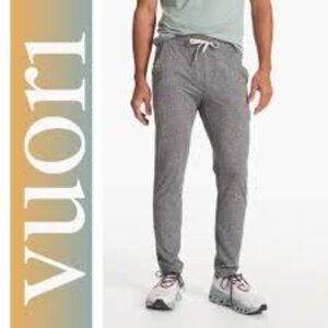 Vuori Men's Ponto Performance Pants DreamKnit Joggers SZ XL Gray Stretch  V418